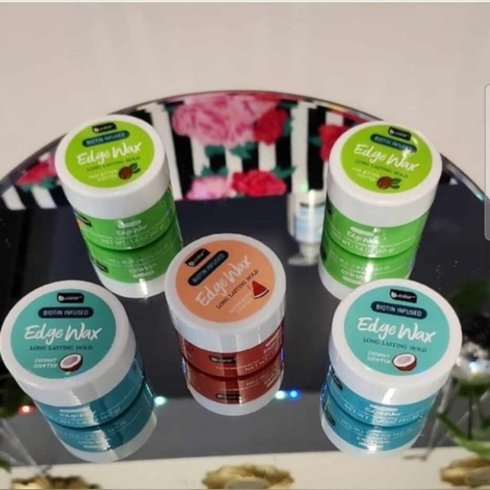 Edge Wax Styling Gel Set - Green, Orange, Blue